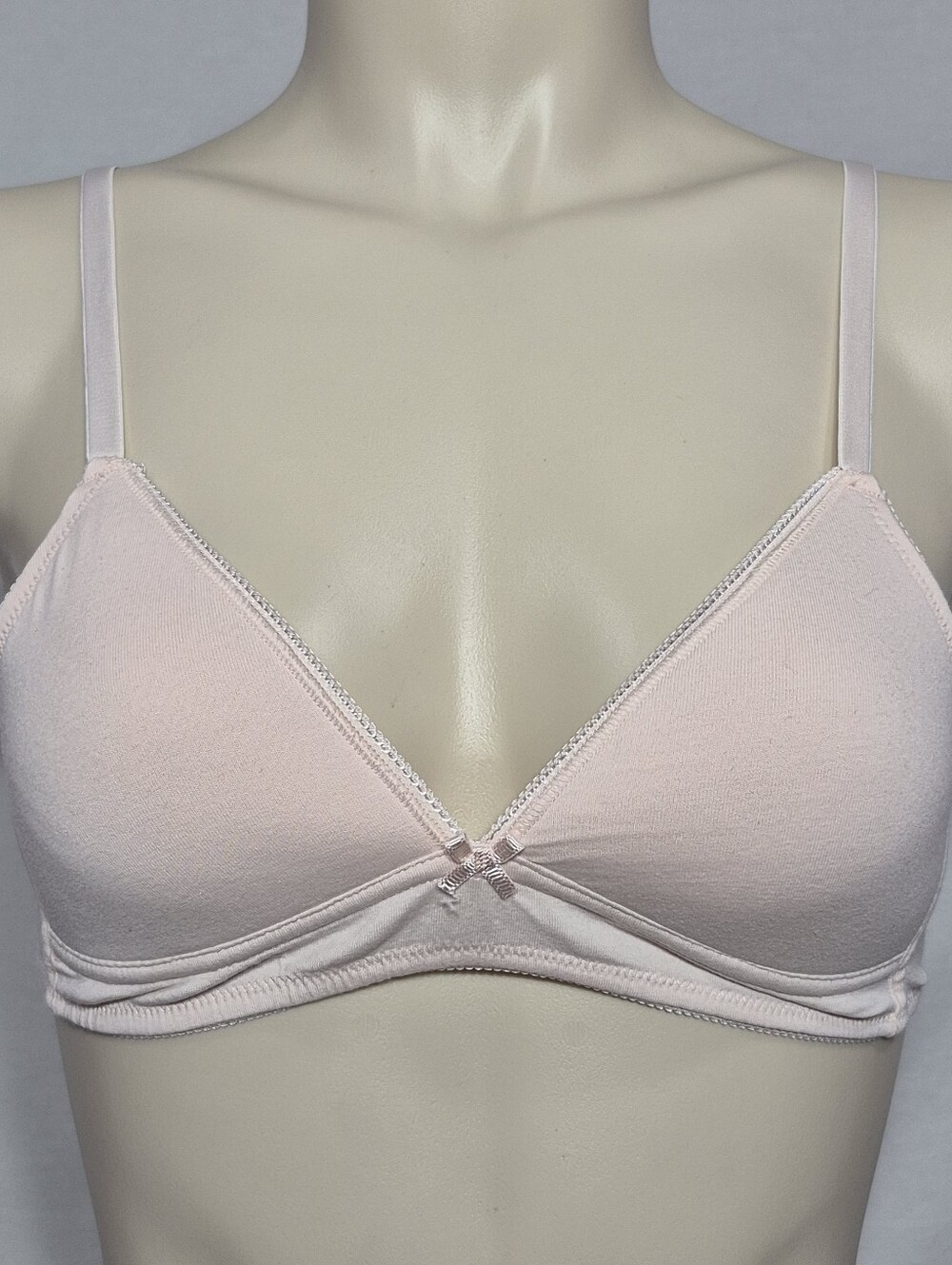 36A SO Girls 95% Cotton Wire Free Bra Pink